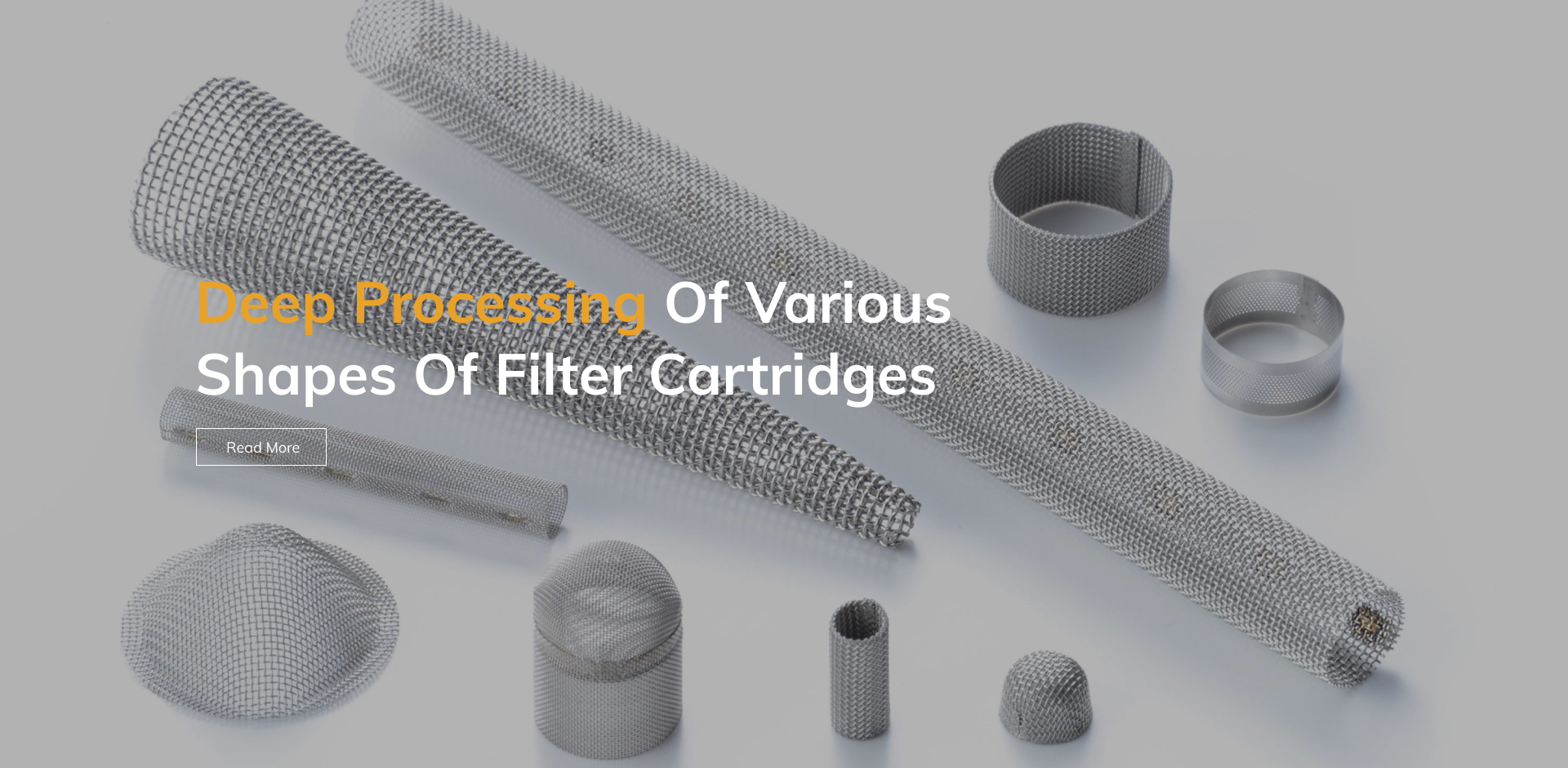 Altum processus ex variis figuris filter cartridges